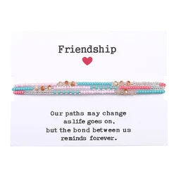 Новый Boho 3 слоя плетеная веревка красочные тканые дружба для женщин и мужчин в виде бусины строка браслет ювелирные изделия