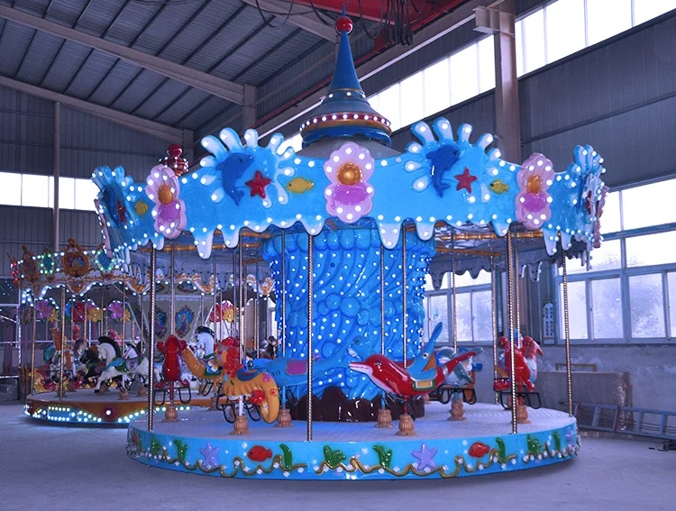 Hot sale carousel horse ride amusement used playground merry go round for sale