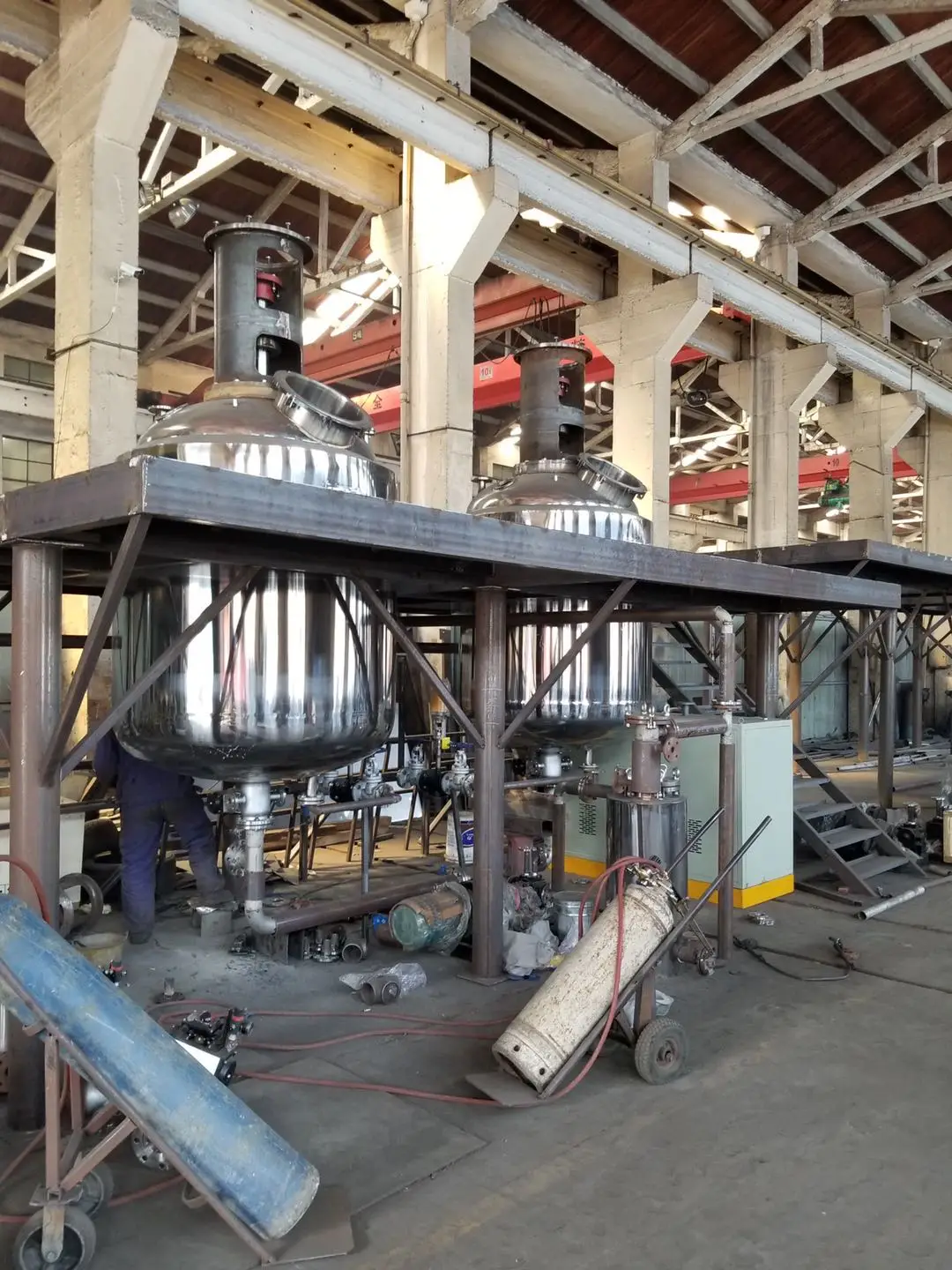 Industrial resin chemical continuous stirred tank reactor cstr