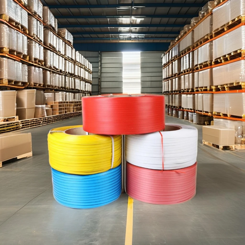 Custom Color High Quality PP Packaging Strapping Plastic Packing Strip for Logistics Packaging PP Strapping Band