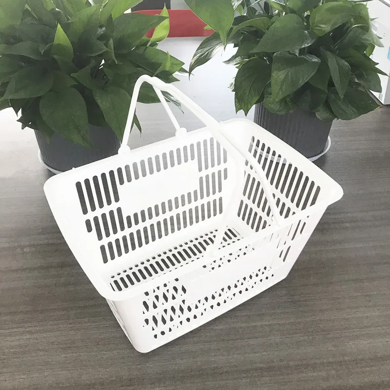 Manufacturer wholesale 10L small plastic hand shopping basket for supermarket and stores