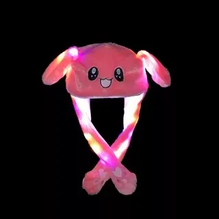 Bunny Hat Moving ears Plush Cute Cap Making Funny Hats Plush Rabbit Hat Factory