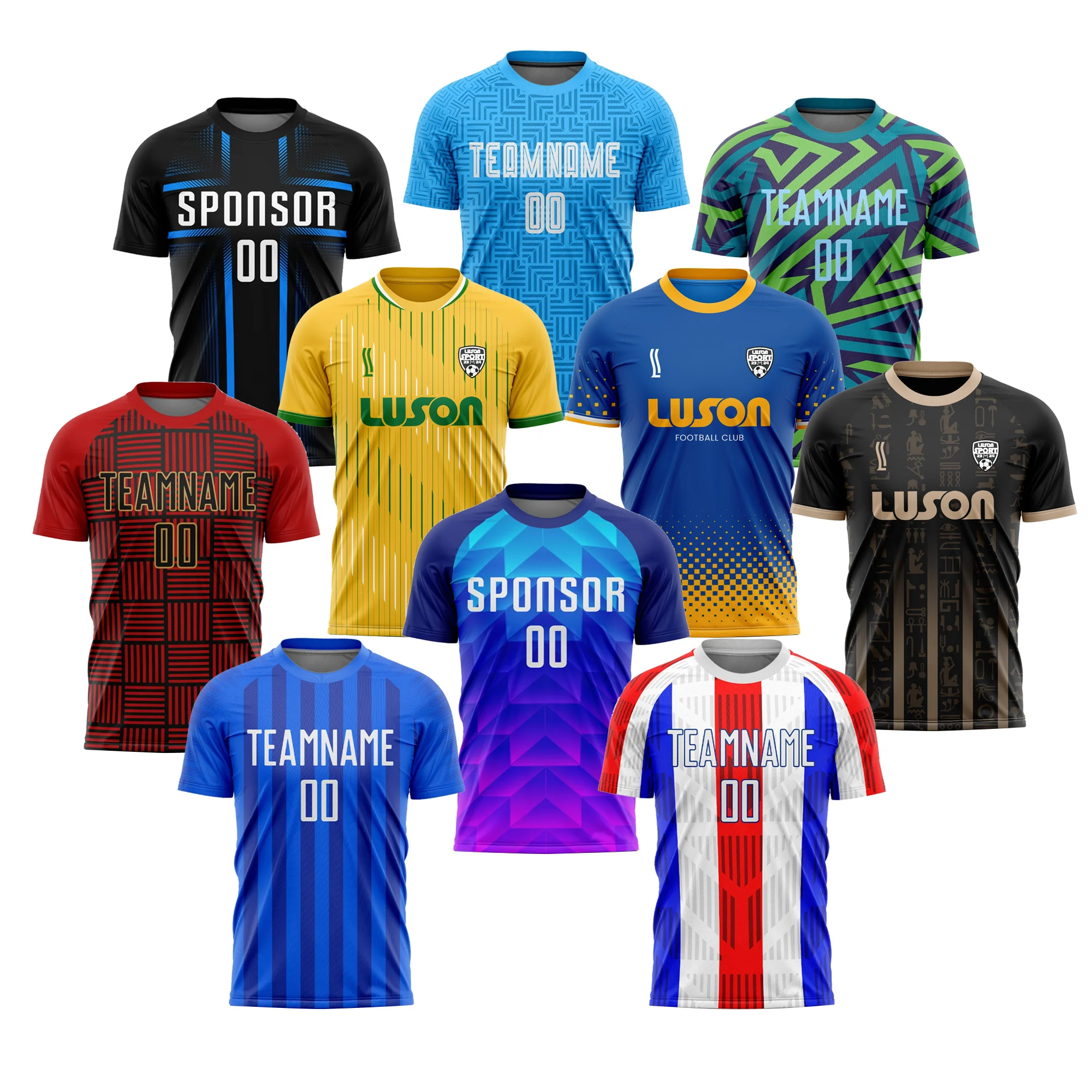 LUSON Thailand Fan Version Jersey Club Home Football uniform Football Team Jersey Custom Soccer Jersey