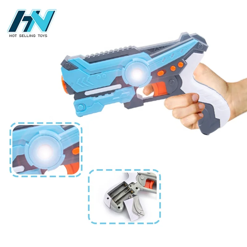 HUANUO infrared shock laser gun shooting games toy laser tag with light and sound