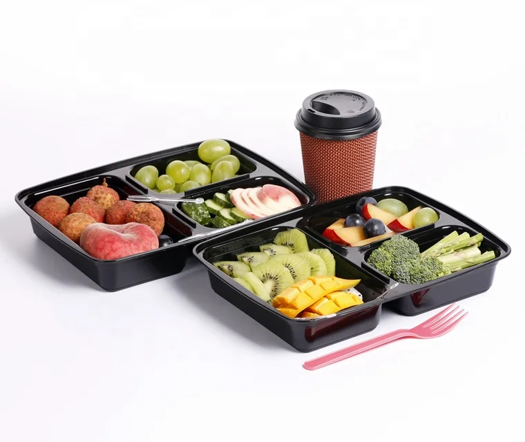 Meal Prep Storage Boxes and Food Container Plastic Microwave Food Container