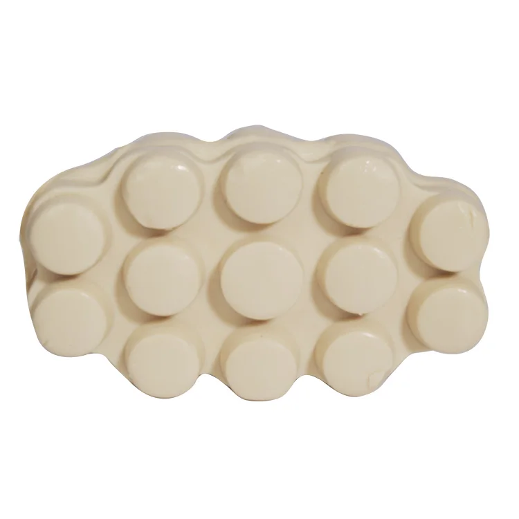OEM Private Label Two Sides Massage Soap Hand Made High Quality Bath Soap