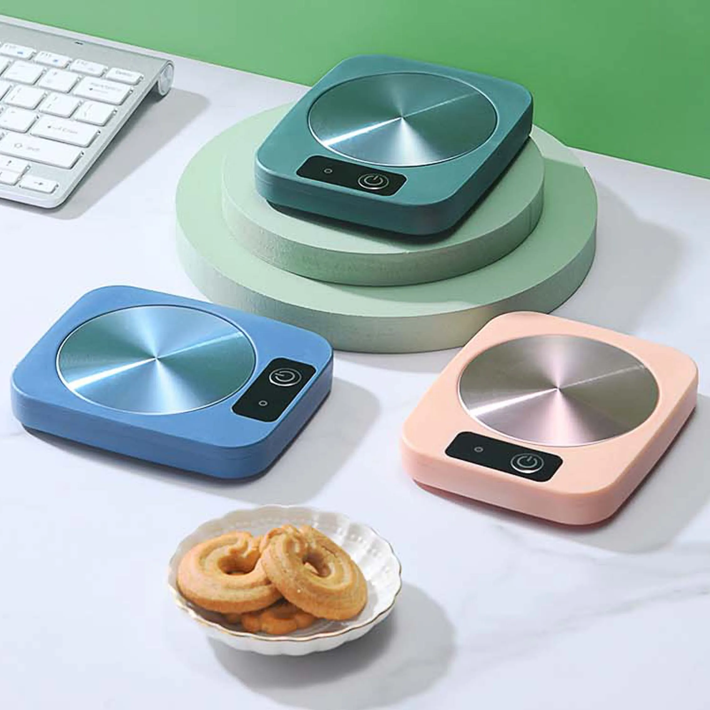 New electric heating smart coffee self-heating heater temperature control thermos cup set cup baby milk heater thermostat