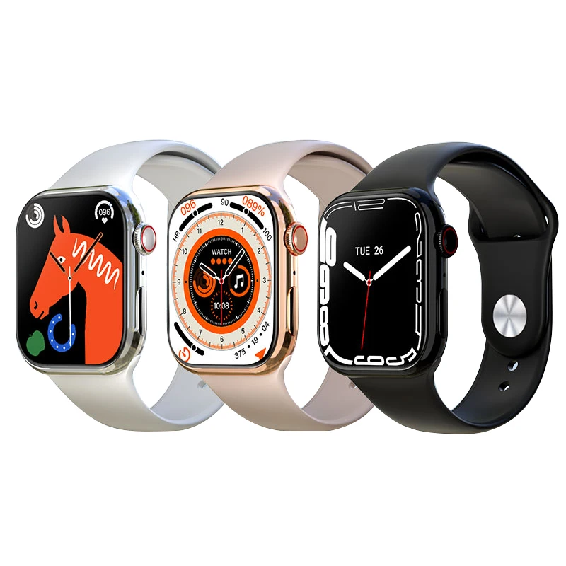 Wenin IW8MAX New Design 49mm Bumper Protective Cover Smart Watch Case Rubber Strap Stainless steel For Apple Watch Ultra Case
