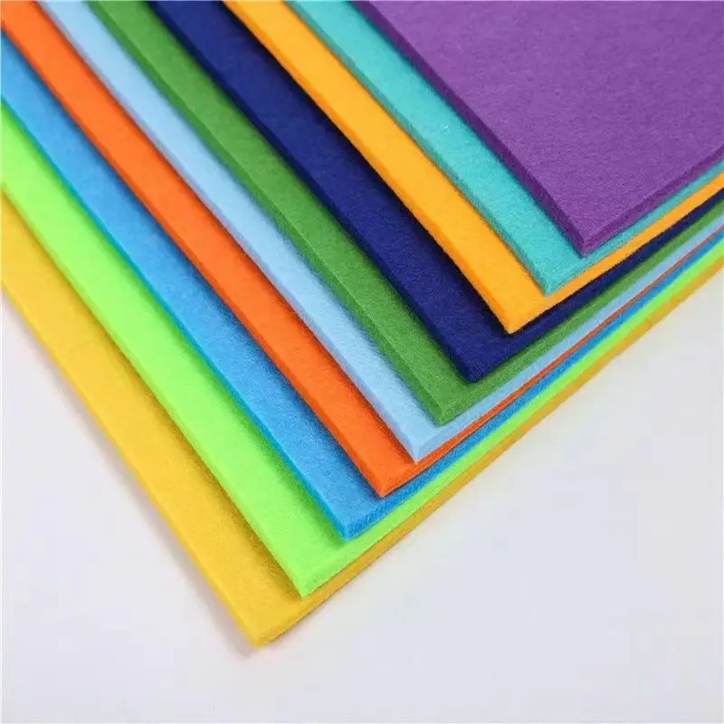 wholesale high quality wholesale felt fabric rolls Needle polyester felt 1mm or10mm color felt felt fabric felt rolls felt