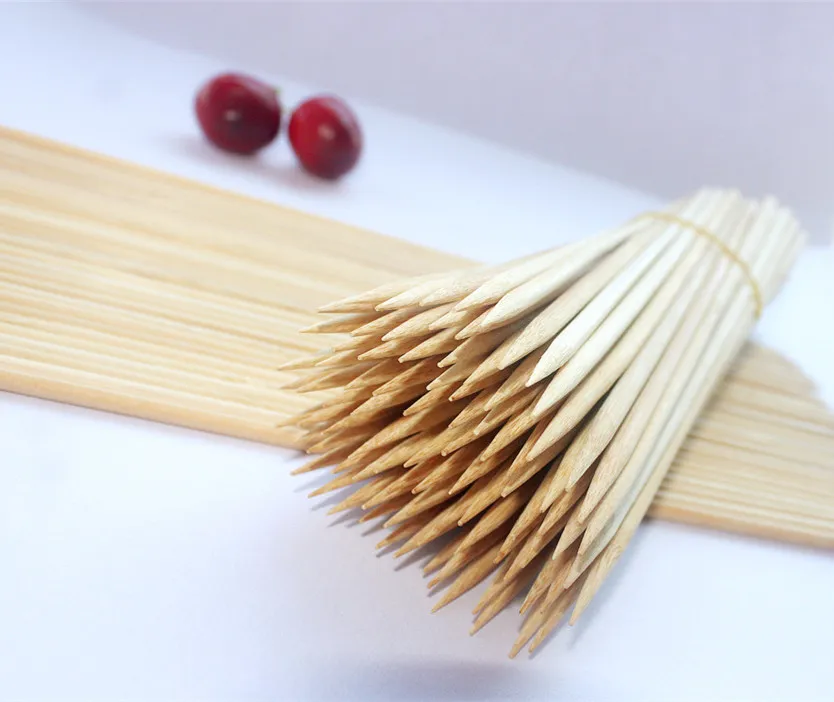 bamboo skewer wholesale wholesale price barbecue sticks BBQ bamboo skewers corn skewers