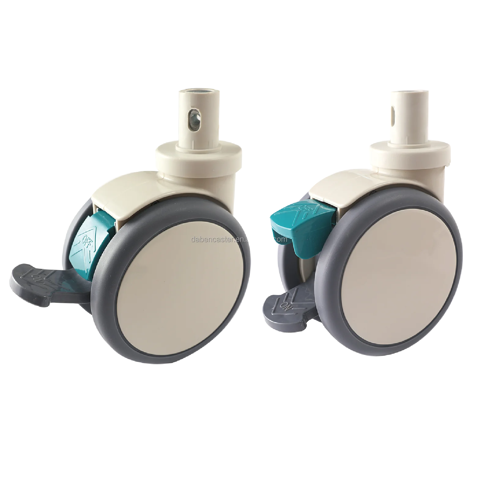 5 Inch Twin Wheels Castors for Hospital Instrument bed Medical Trolley Cart