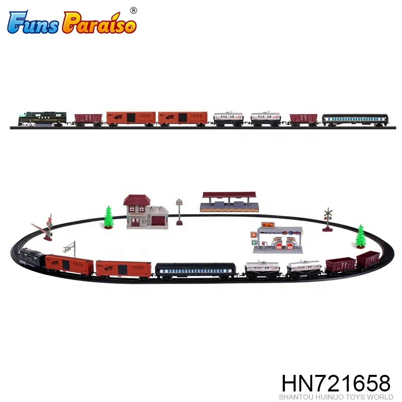 Забавная батарея opetate большая классическая игрушка поезд со светом и звуком HN721658