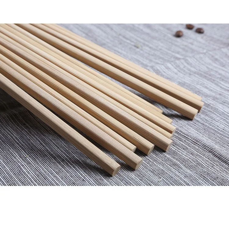 Customized Lettering Logo Commercial Room Restaurant Hot Pot Special Lengthened 100 Pairs Wholesale Bamboo Chopsticks