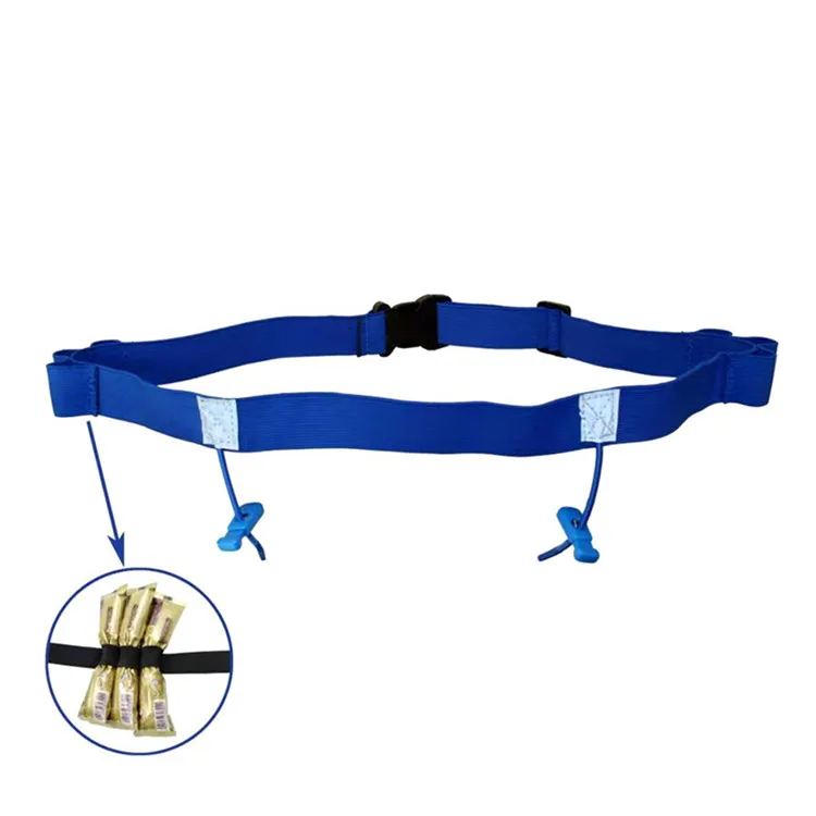 Colorful Elastic Race Belts Outdoor Running Reflective Bib Race Belt Marathon Race Number Belt