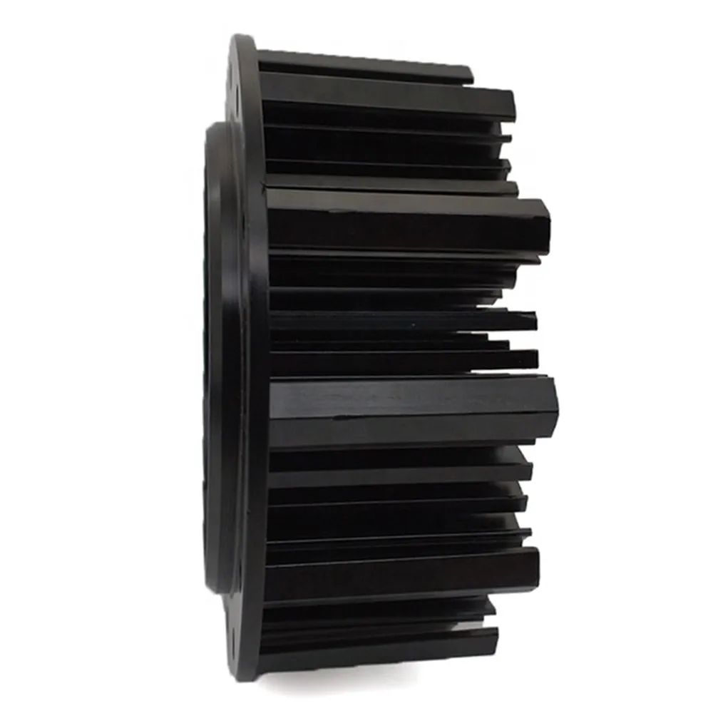 Factory Custom Circular LED Heatsink Radiator Aluminum 30w 50w 200w Heat Sink for Household Lamp Radiator Replaceable