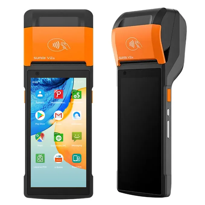 Sunmi V2s 5.5' Payment Terminal Pos Devices Point of Sale System Portable Pos Software Mobile Invoicing Machines Pos