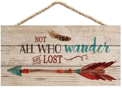 
P577 Friend family Wall Door Friendship Ornament DIY New Year Party Christmas Decorations Rectangle Wooden Hanging Pendant 