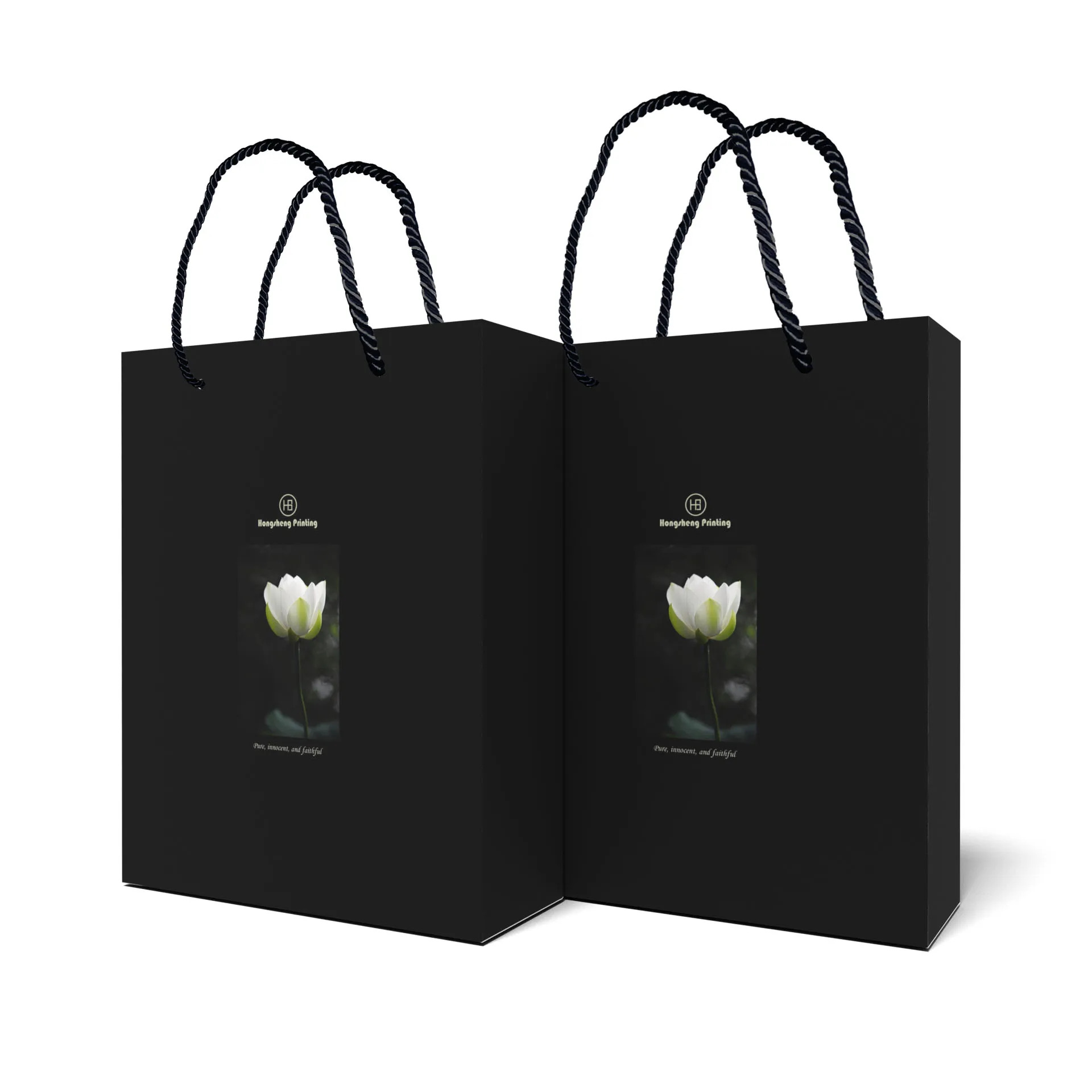 Изготовленная на заказ одежда футболка одежда обувь нижнее белье пакет роскошный бумажный пакет для одежды футболка бутик ювелирный магазин упаковка