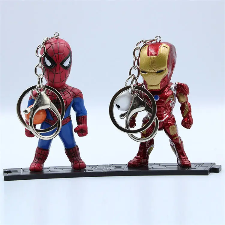 Custom iron man Thor Hulk Promotional Gifts Super Hero Hot Sale Keychain Price Larger Mexican Keychain