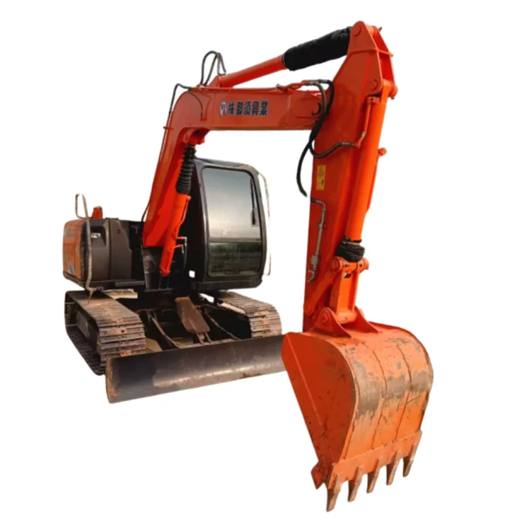 Hitachi mini excavator good air conditioning ZX70 ex120 zx200 6.5ton 7ton construction machinery used excavator