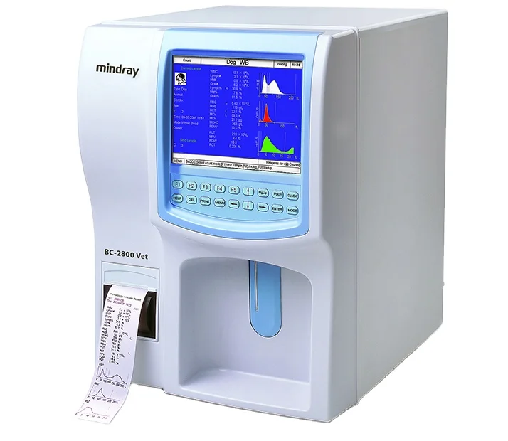 Mindray veterinary fully automatic chemical analyzer 3-part Auto Hematology BC-2800Vet for dog cat vet hematology analyzer