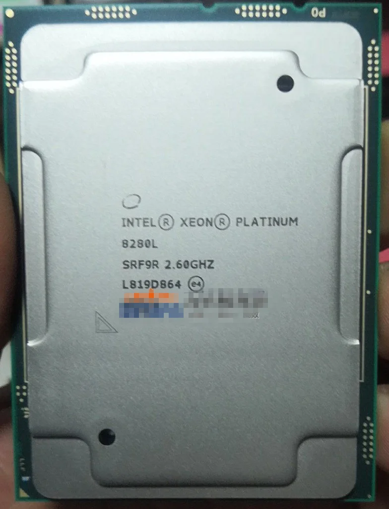 
Original Intel Xeon Platinum 8280L Processor 38.5M Cache 2.70 GHz server CPU 