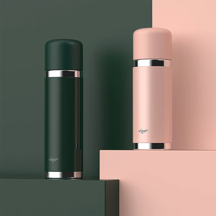 Manufacturer Insulated Waterbottle Vacuum Flask Stainless Steel Water Bottle Thermal With Cup Alibaba Hot Sale