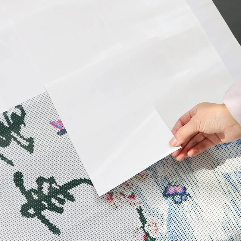 DIY Diamond Painting Protection Dustproof Replacement Film A4 A5 A6 Double Sided Isolation Paper Tool Knife