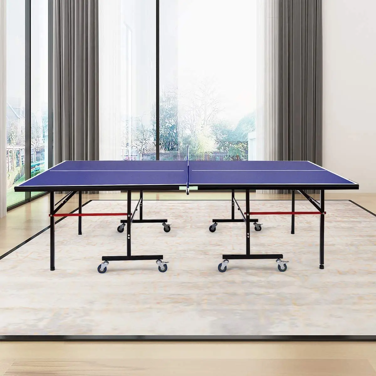 Best Seller Cheap Price Indoor Table Tennis Table With Removable Casters