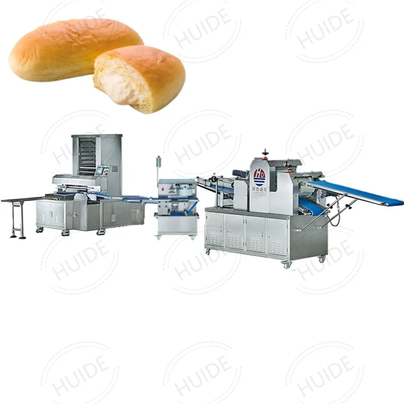 Huide коммерческая машина для производства хлеба, сэндвич, автоматическая линия по производству сливочного булочка, хлеба