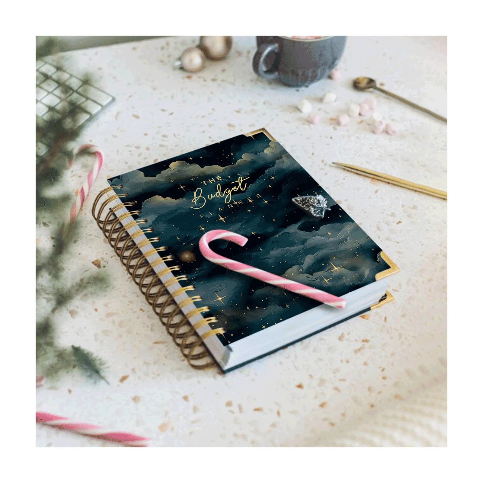 Small Batch Custom 2025 2026 Spiral Notebooks Inspirational Expense Tracker Undated Financial Budget Planner With Cash Envelopes