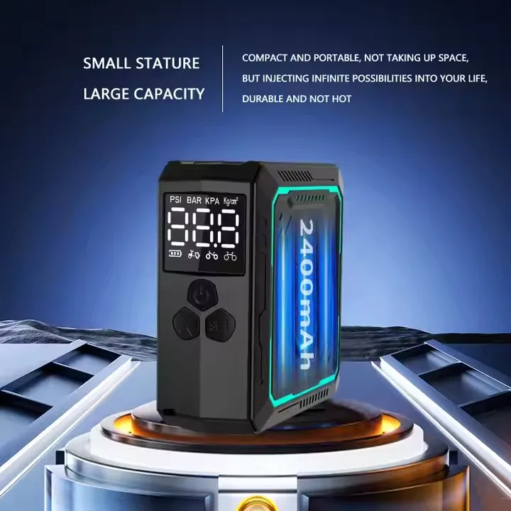 Best power 150 PSI pressure car tire Balloon inflator Portable mini electric bicycle air compressor pump