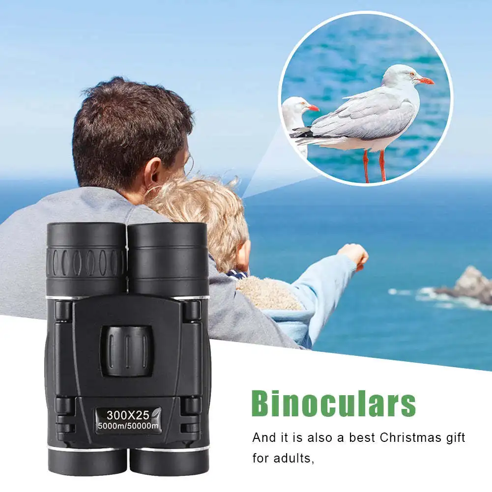 40x22 HD Powerful Binoculars 2000M Long Range Folding Mini Telescope BAK4 FMC Optics For Hunting Sports Outdoor Camping Travel