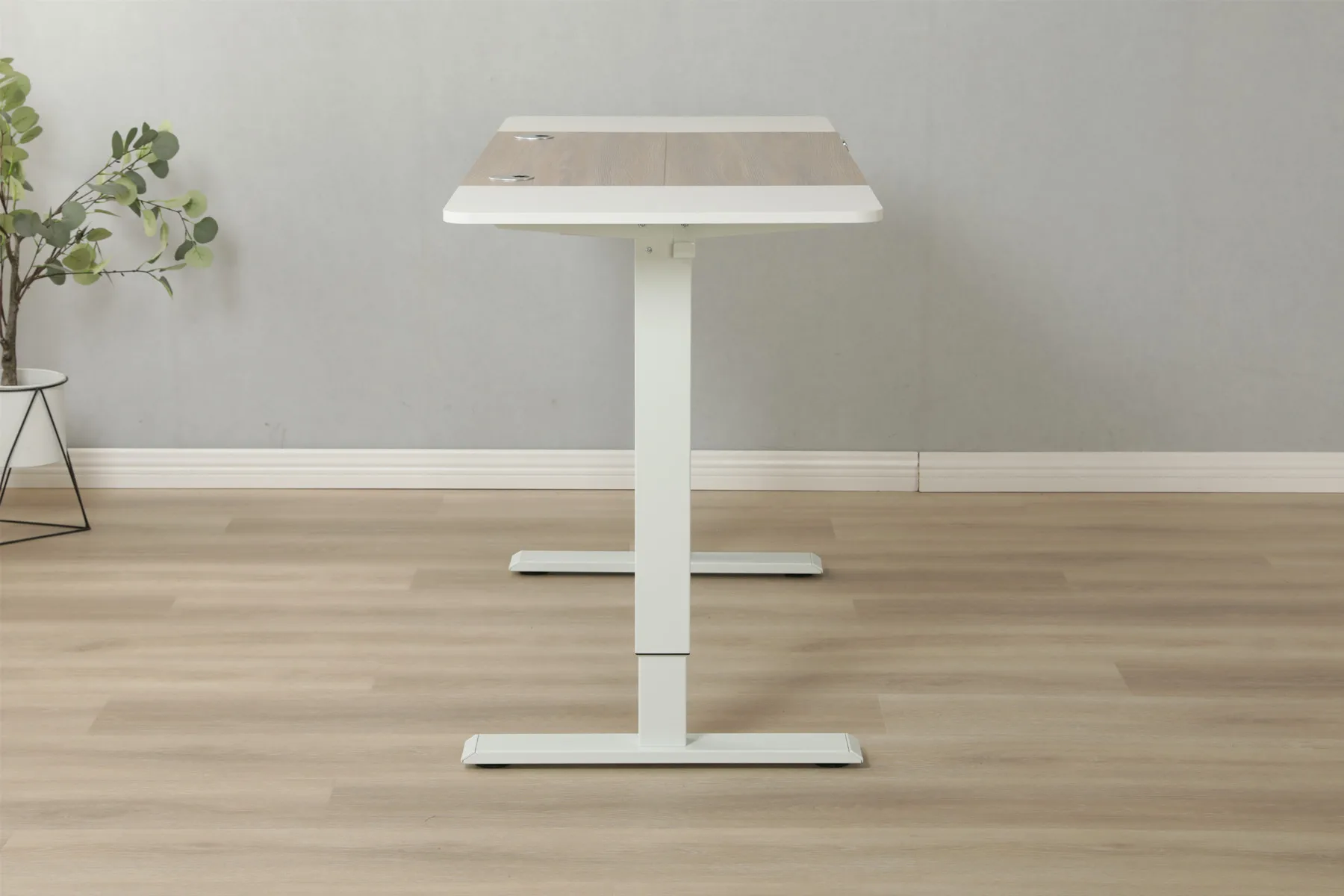 USA warehouse furniture  1.2M 1.4M top for dual computer laptop  five years warranty waiting area wood table