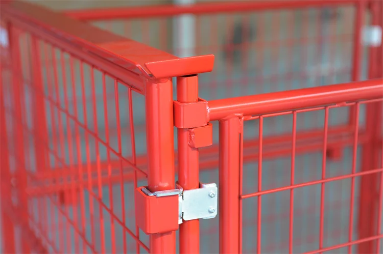 Good quality factory universal transportation cargo & storage equipment 4-side metal cage