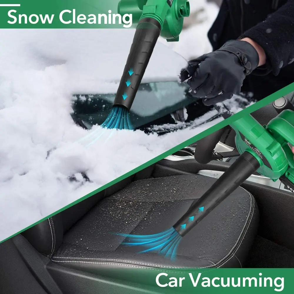 21V 2.0-4.0ah Cordless Li-ion Battery Air Leaf Blower Vacuum Blower