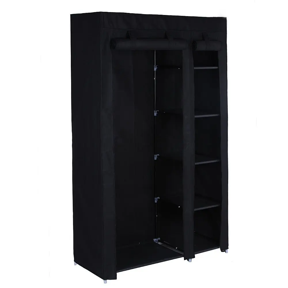 Hot cheap DIY Non-woven single detachable folding fabric wardrobe cloth closet cabinet organizer