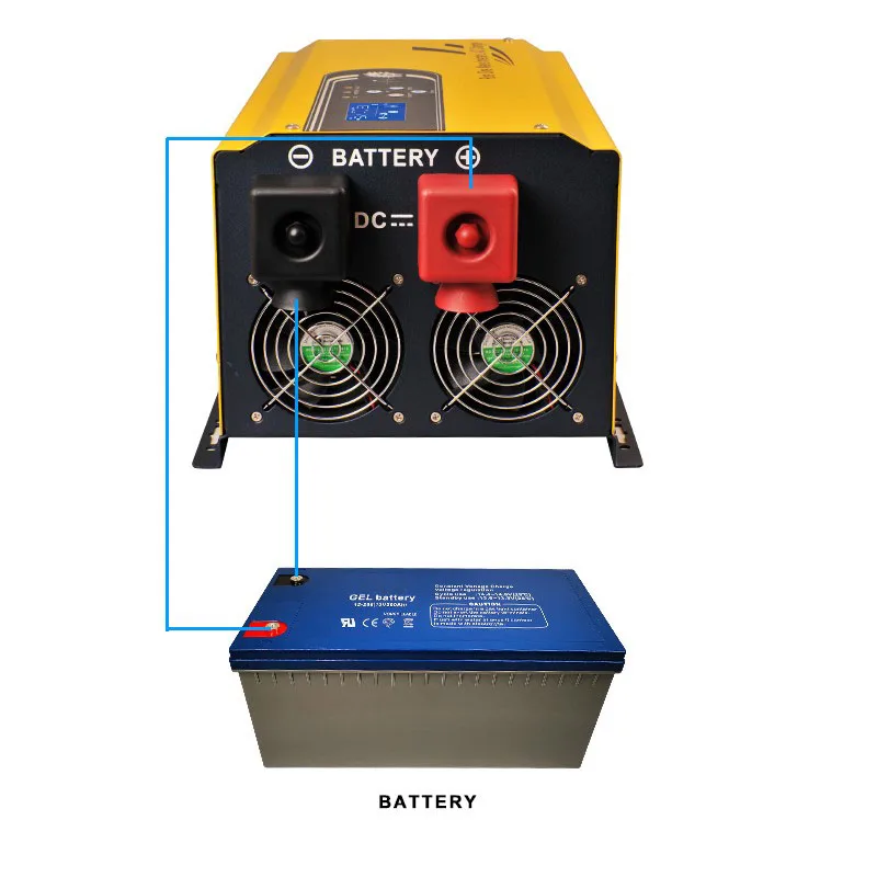
 Низкочастотный немодулированный синусоидальный инвертор 1 кВт, 2 кВт, 3 кВт  