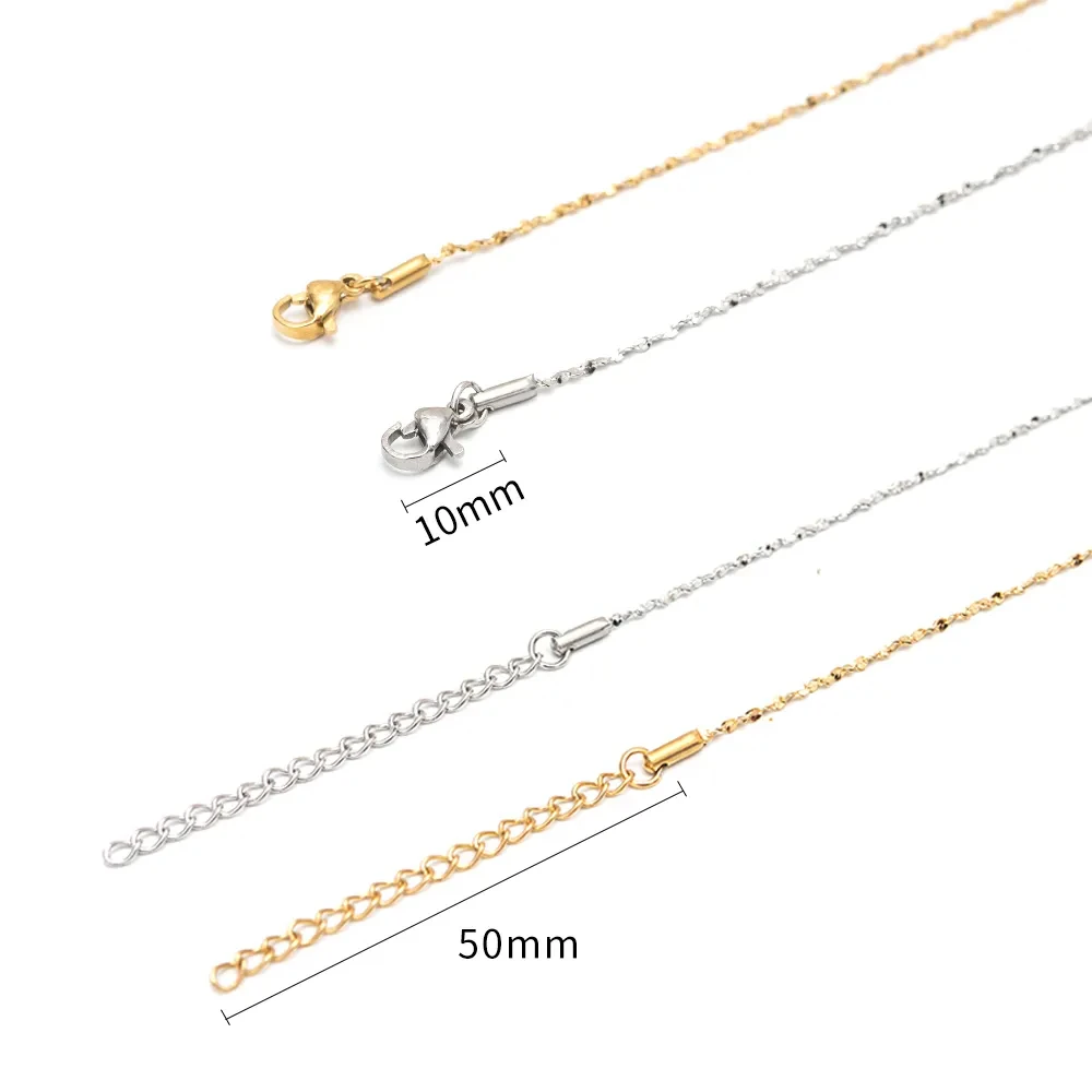 Wholesale 45+5cm Stainless Steel Star Shape Pendant Chain Necklace Fashionable Unisex Jewelry Parties Classic Link Kolye Jewelry