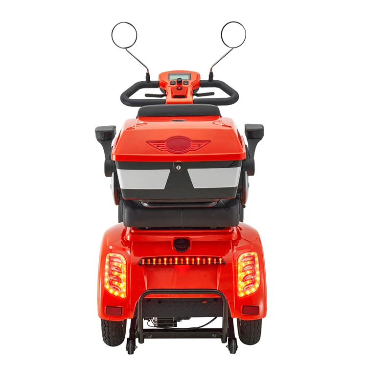 CE-certified High Quality Mobility Scooter Electric 4 Wheels 500w 48v Elderly Disabled Medical Equipment with Canopy Roof