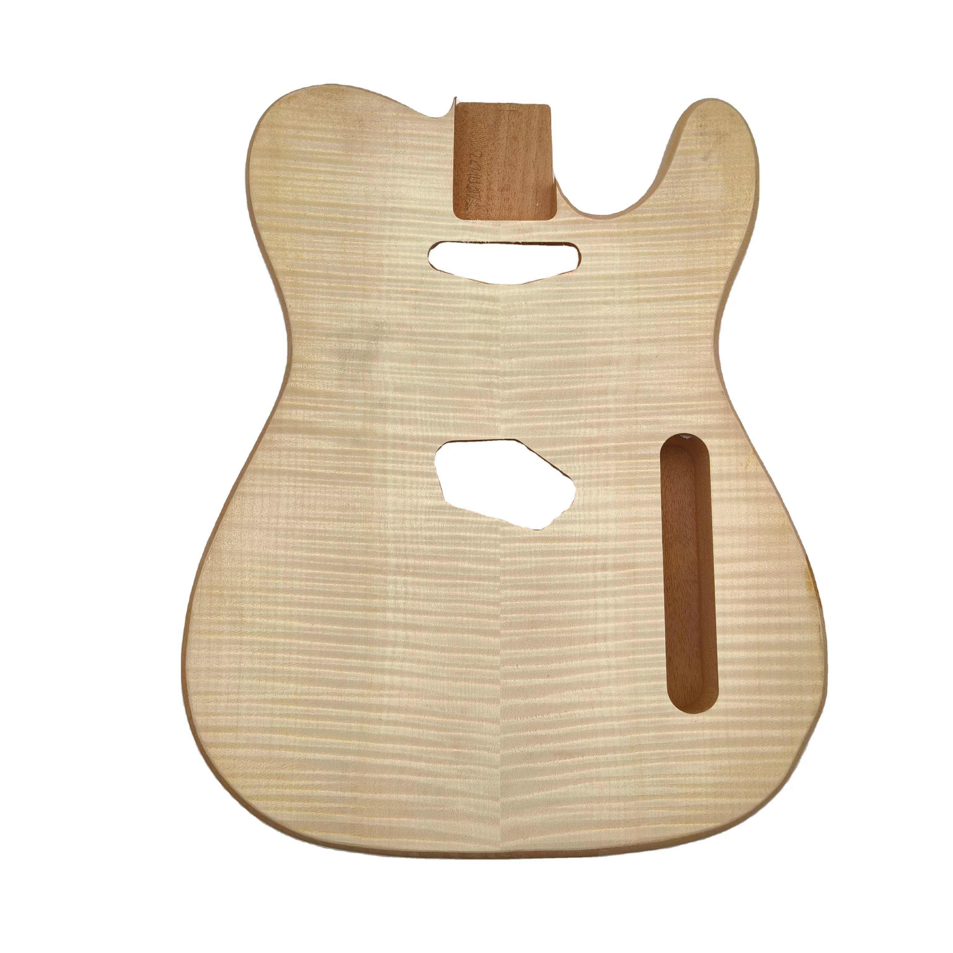 Custom Electric TL Mahogany Guitar Body Unfinished Guitar Body For Diy Electric Guitar Kit
