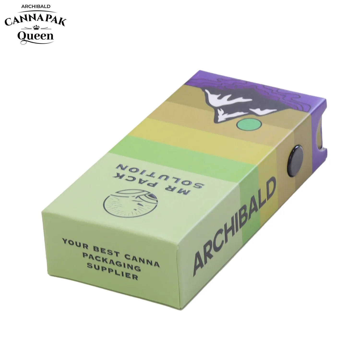 Child Resistant 11*6.5*2cm Pre Roll Display Box Magnet Flip Box Tear-Resistant Rigid Chipboard Boxes Single Pack Pre-Roll Case