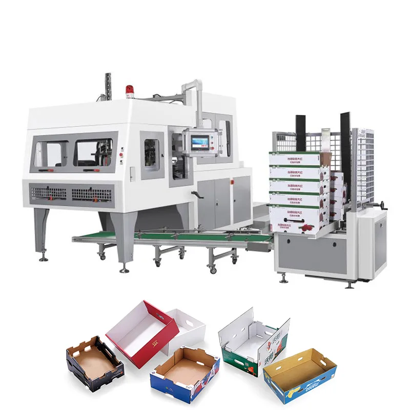 ZX-1600 Fully Automatic Corrugated Box Making Machine/Cardboard Boxes Forming Machine For Fruit Box