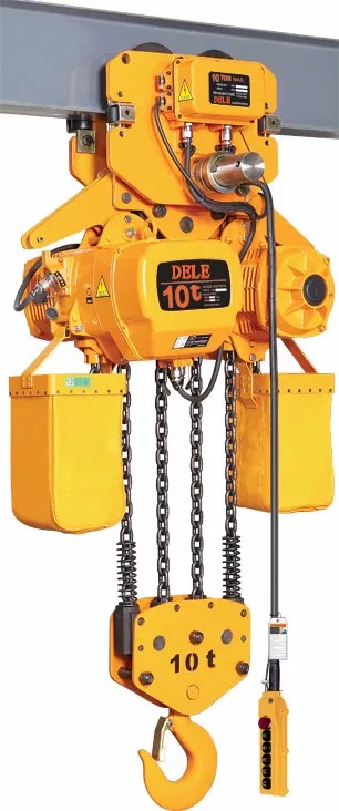Wholesales DLHK construction equipment Electric mini winch 440V 3T Chain Hoist Crane For Sale