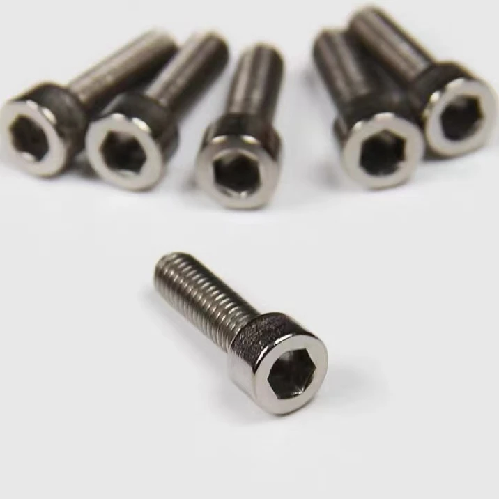 Titanium alloy Gr.5 DIN 912 m5 m6  Hex socket bolt titanium