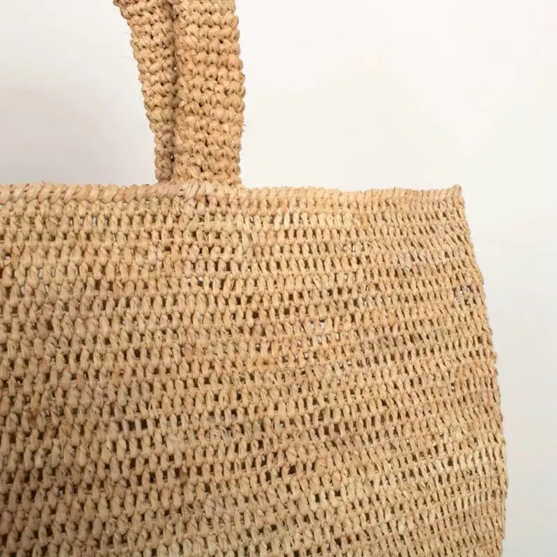 Wholesale Designer Raffia Grass Handmade Macrame Bag Raffia Grass Crochet Bag summer beach bags for Women