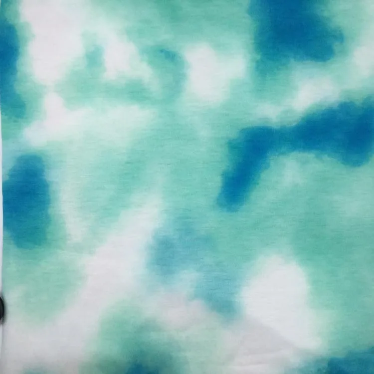 RL 155cm 95% polyester 5% spandex imitate tie dye printed fabric with scrapbooking quilting home decor
