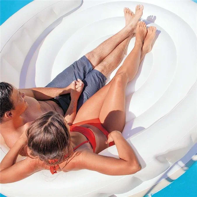 Inflatable Tropical Water Floating Island Pool