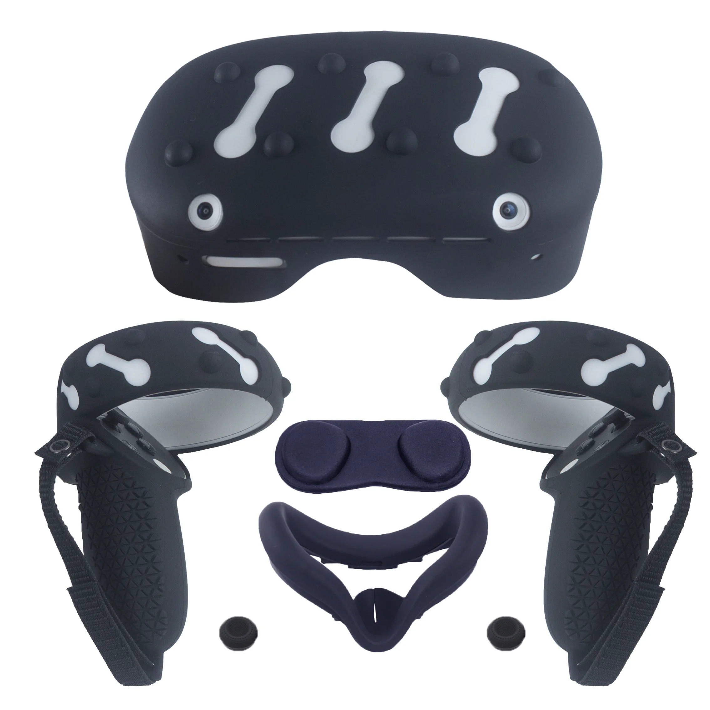 For Meta silicone face cover touch controller cover lens protection cover VR accessories Suitable for Oculus quest 2