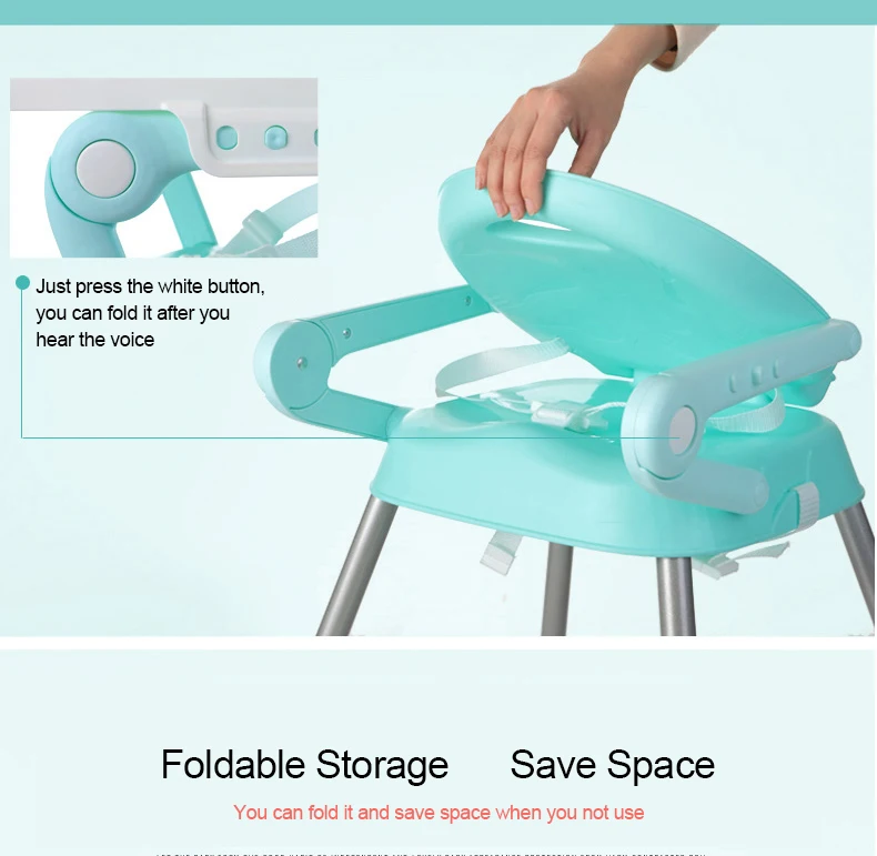 High Quality Baby Chair Kids Feeding Chair Adjustable High Chair Baby Feeding For Children